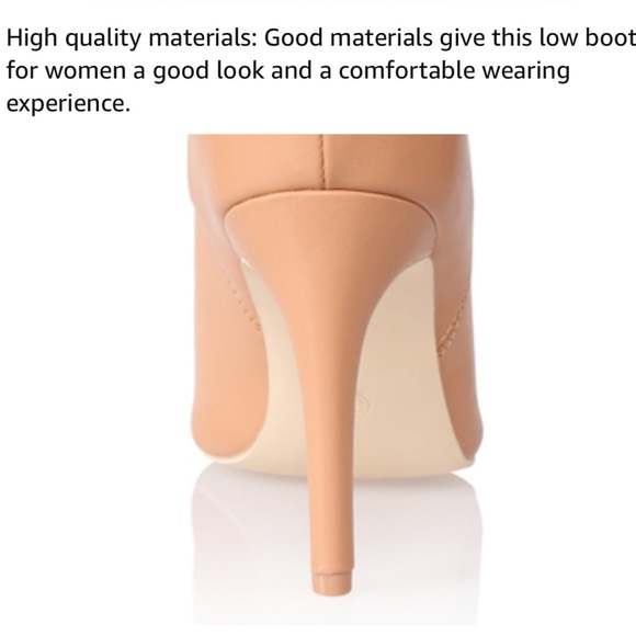 Stiletto ankle boots! Slip on boots! NWOT! 3.7" heel! - Picture 5 of 6